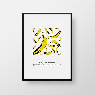 Warhol bananas print