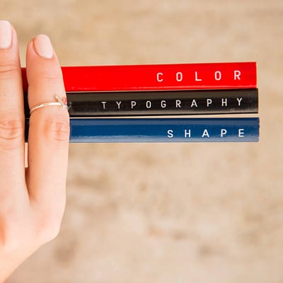 Lápices diseño colores