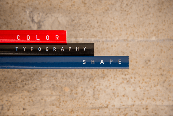 Lápices diseño colores