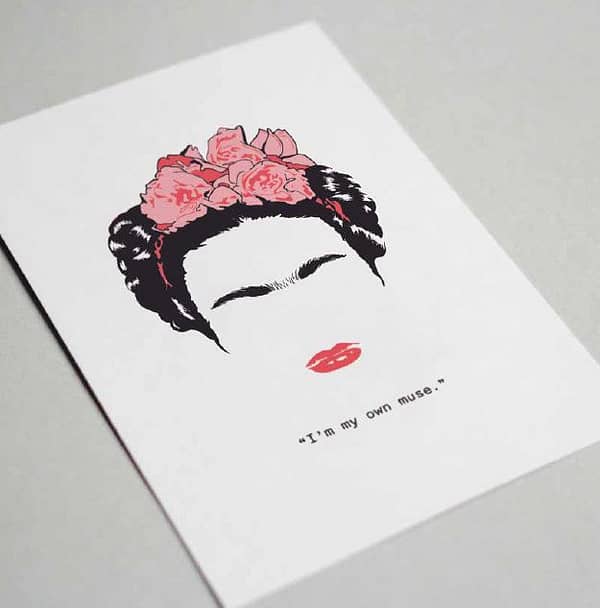 Frida Kahlo postal